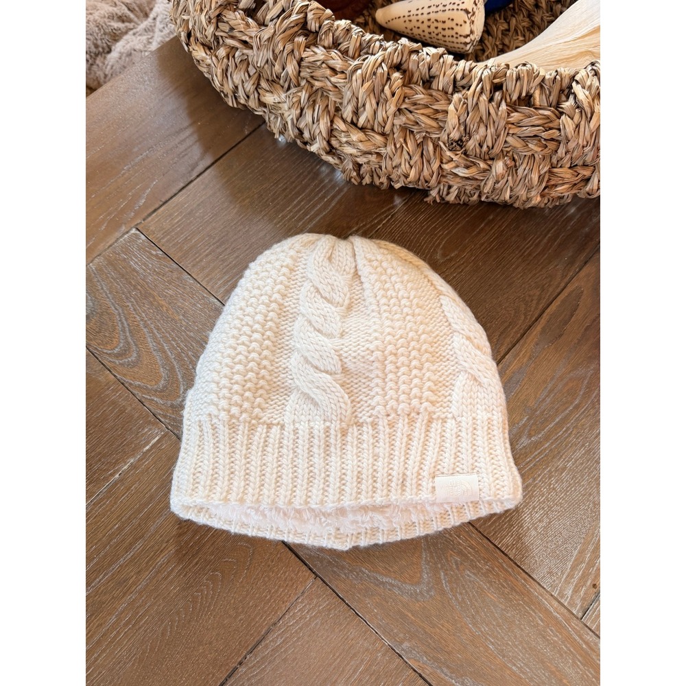 The North Face Oh Mega Lined Beanie Womens Cream One Size